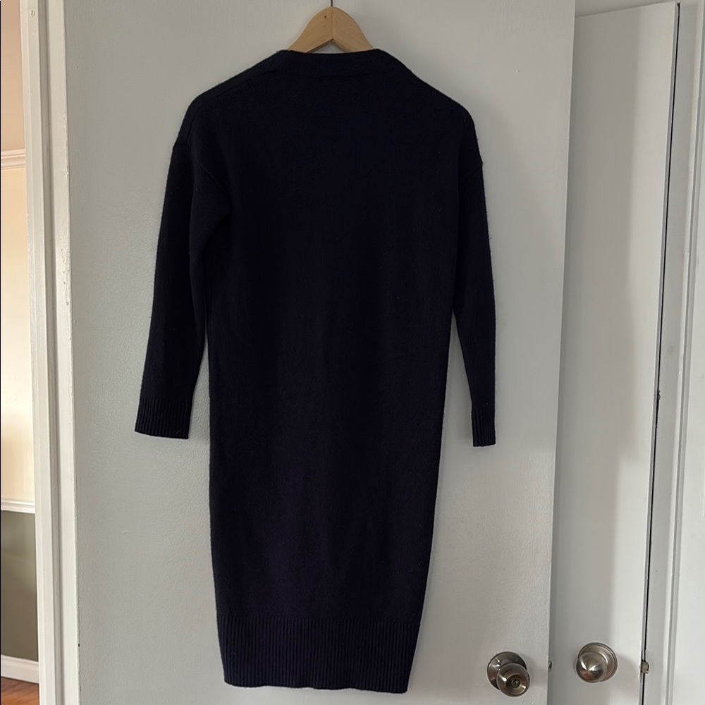 Massimo Dutti Navy Knitwear dress - Picture 4 of 4